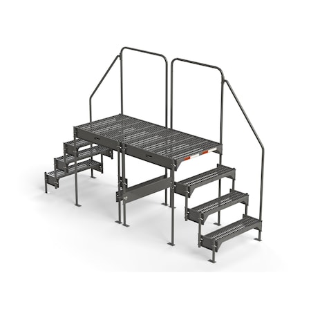 Custom Work Platform, 4 Steps, Modular, 35