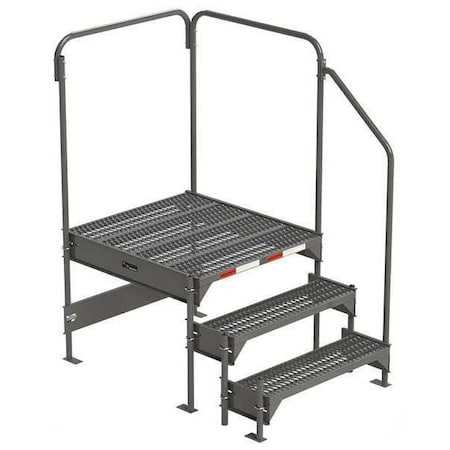 Work Platform, 18 in to 27 in H, 36 in W, 39 in D, Steel, 500 lb Load Capacity MPN:CW7-27-3-3