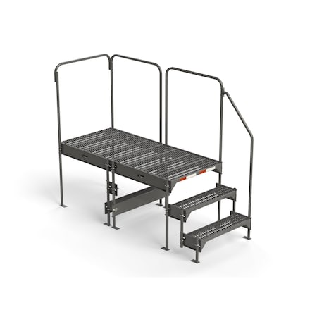 Custom Work Platform, 3 Steps, Modular, 35