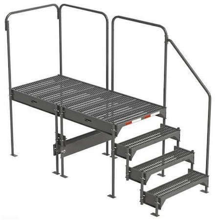 Custom Work Platform, 4 Steps, Modular, 35