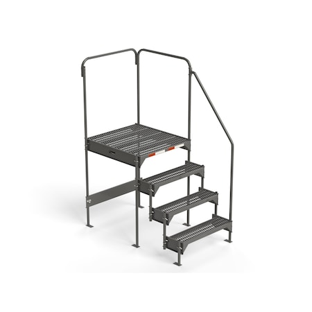 Custom Work Platform, 4 Steps, Modular, 35