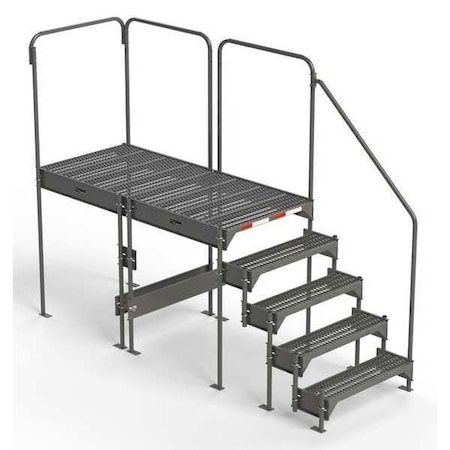 Custom Work Platform, 5 Steps, Modular, 35