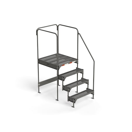 Custom Work Platform, 4 Steps, Modular, 35