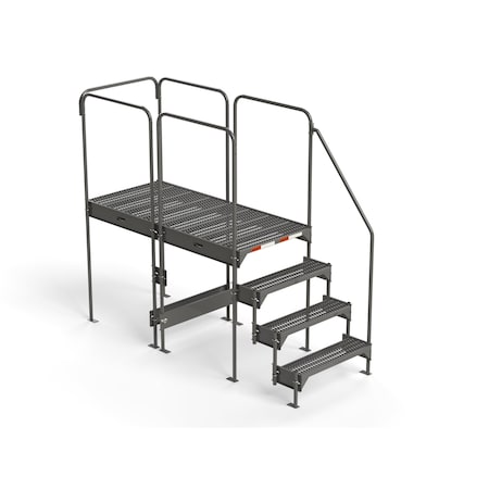 Custom Work Platform, 4 Steps, Modular, 35