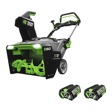 Cordless Walk-Behind Snow Blower Kit, 21 in Clearing Path, 7 in Auger Diameter MPN:SNT2112