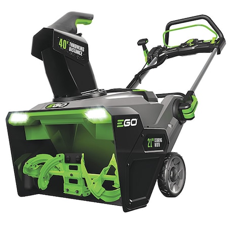 Cordless Walk-Behind Snow Blower Kit, 21 in Clearing Path, 8 1/2 in Auger Diameter MPN:SNT2114