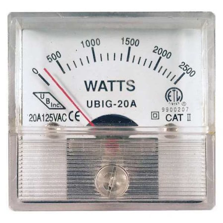 Replacement Watt Meter, 2500 EGS MPN:EGS2500WMNS