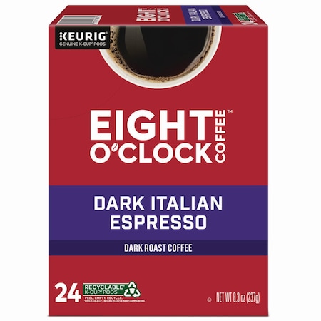 Coffee, Italian Roast, K-Cup, Coffee, 0.88 lbs, 24 PK MPN:6408