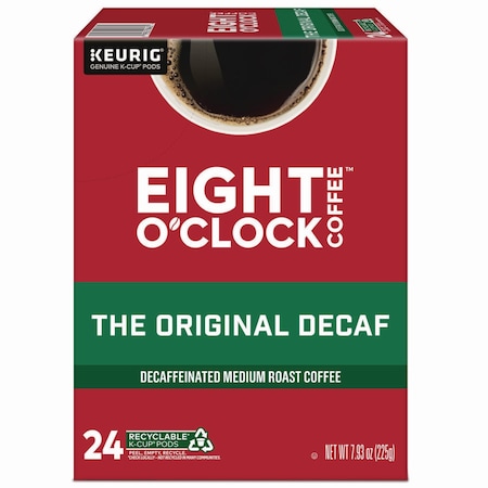 Decaffeinated Coffee, Original Decaf, K-Cup, Decaffeinated Coffee, 0.88 lbs, 24 PK MPN:6425