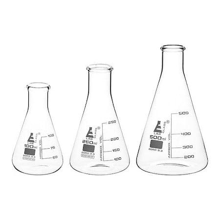 Erlenmeyer Flask Set, Colorless MPN:CH196032