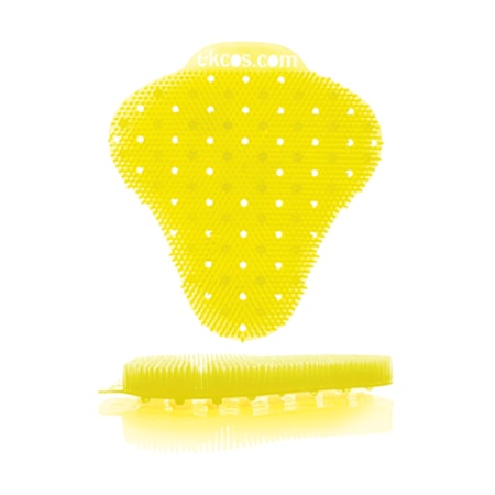 Ekcoscreen AntiSplash Urinal Screen Yellow/No Fragrance, PK12 MPN:EKS-5Y-12