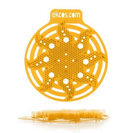 Power Screen AntiSplash Urinal Screen Orange/Tropical Fruit, PK10 MPN:PWR-4O-10