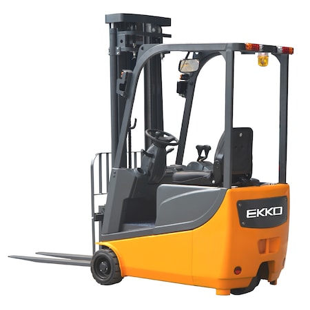 Electric Forklift, 3 Wheel, 3300 lb. Load MPN:EK13A