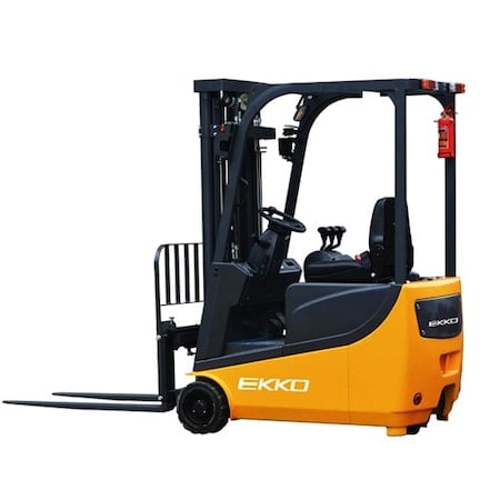 Electric Forklift, 3 Wheel, 3300 lb. Load MPN:EK15A