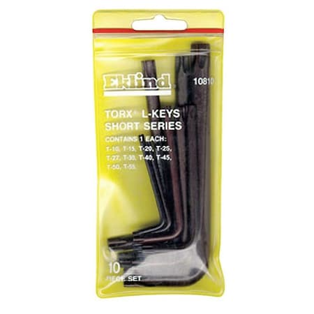 10 Piece Torx? L-Shape Torx? Key Set, 10810 MPN:10810
