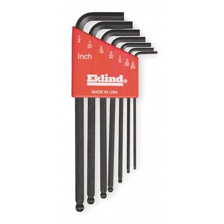 7 Piece SAE L-Shape Hex Key Set, 13207 MPN:13207