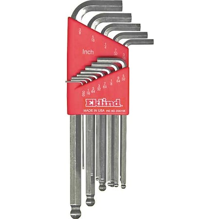 13 Piece SAE L-Shape Hex Key Set, 13313 MPN:13313