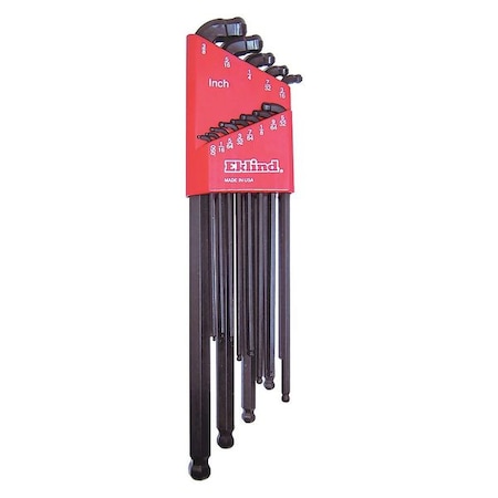 13 Piece SAE L-Shape Hex Key Set, 17213 MPN:17213