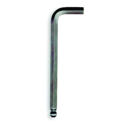 Metric Plain Ball Hex Key Hex Key, 9 mm Tip Size, 6 37/64 in Long, 1 35/64 in Short, 5 PK MPN:18618