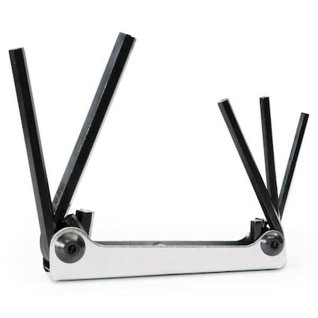 5 Piece SAE Fold-Up Hex Key Set, 20511 MPN:20511