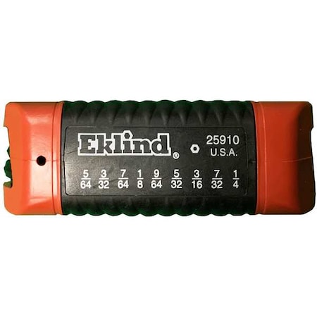 9 Piece SAE Fold-Up Hex Key Set, 25910 MPN:25910