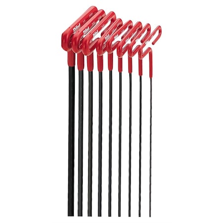 Cshn Grp SAE T-Hndle Hex Key Set, 9
