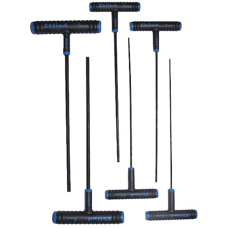 6 Piece Metric T-Shape Hex Key Set, 64906 MPN:64906