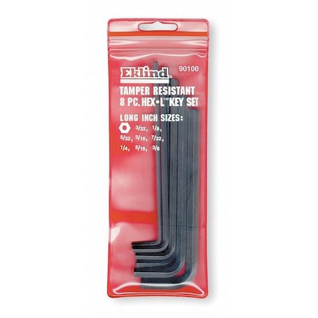8 Pc Tamper Resistantkey Set MPN:90100