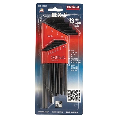 13PC. Inch L-Wrench Hexkey Set Long Arm MPN:10213