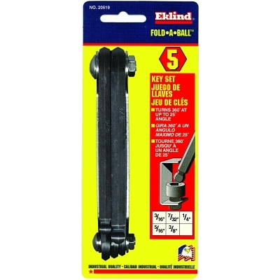 5.3(Large) 5-PC. Fold-A-Ball Fold-Up Key MPN:20519