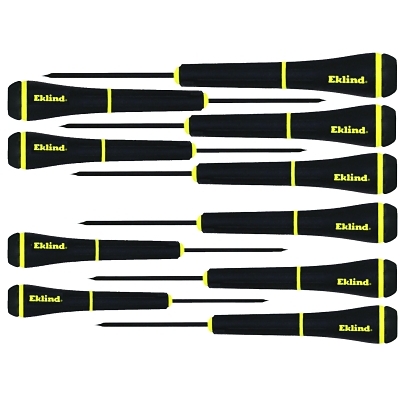 10PC Slotted 1-4MM & P#000-#1 Screwdriver Set MPN:92199
