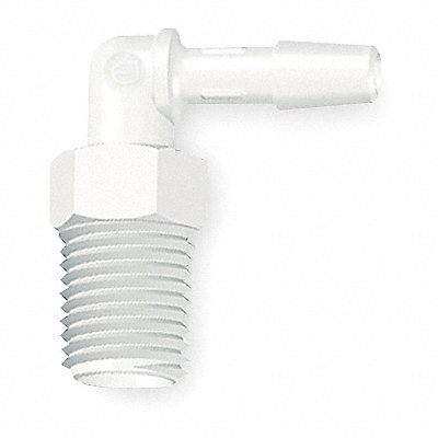 Elbow 90D 1/4 x 1/2In Polypropylene PK10 MPN:L8-4WP Elbow 90D 1/4 x 1/2In Polypropylene PK10 MPN:L8-4WP