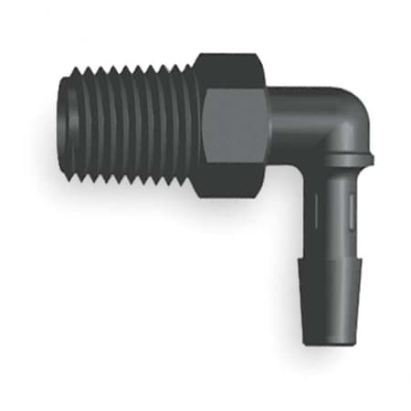 Elbow, Nylon, Barbed1in, MNPT1in, PK10 MPN:L16-16BN