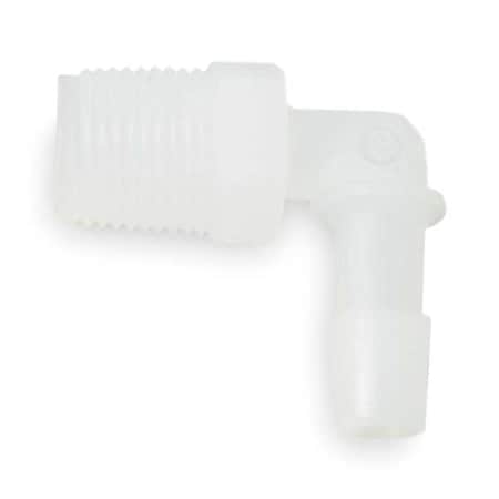 Elbow, PVDF, Barbed1/2in, MNPT1/2in, PK5 MPN:L8-8NK