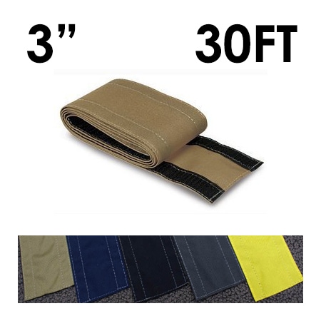 Carpet Cable Cover, 30 ft L, 3 in W, 1 Channel, Nylon, Taupe MPN:CC-SC-3-30-TP