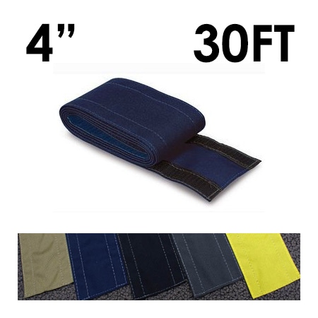 Carpet Cable Cover, 30 ft L, 4 in W, 1 Channel, Nylon, Blue MPN:CC-SC-4-30-BL