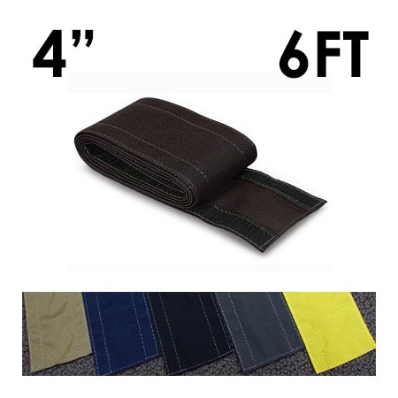 Carpet Cable Cover, 6 ft L, 4 in W, 1 Channel, Nylon, Black MPN:CC-SC-4-6-BK
