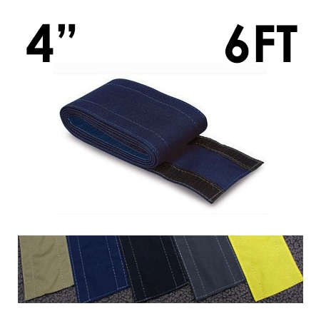Carpet Cable Cover, 6 ft L, 4 in W, 1 Channel, Nylon, Blue MPN:CC-SC-4-6-BL