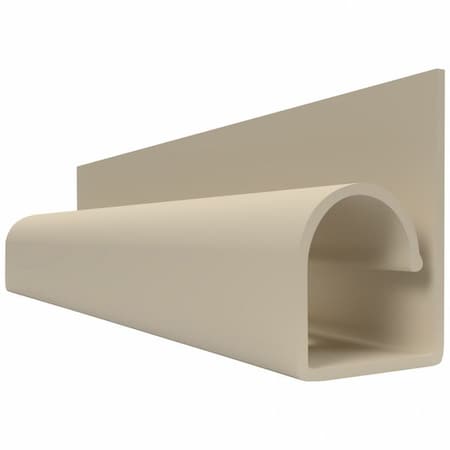 Cover Plate Raceway, SR-ED Series, 2 Channel, 7/8 in W, 1-3/4 in H, 59 in L, Ivory MPN:SR-ED-H-SM-IV