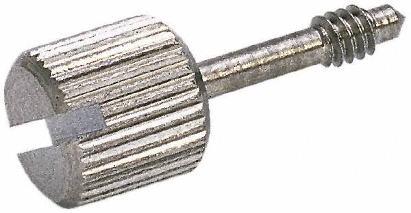#4-40 UNC Thread, 1/2 Inch Length Under Head, Slotted Drive, Stainless Steel, Captive Screw MPN:4003M07MdL.500