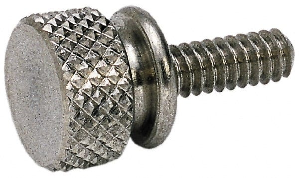 1 & F Brass Thumb Screw: #8-32, Knurled Head MPN:THS1056M01F07