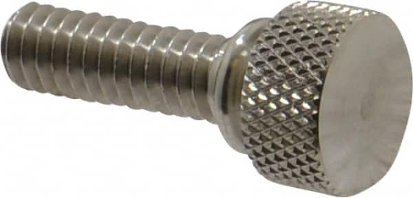 303 Stainless Steel Thumb Screw: 1/4-20, Knurled Head MPN:THS1141M07F16