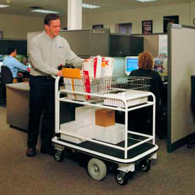 Electro Kinetic Technologies Motorized Mail Room Cart MMC-1772-SMO1 1500 Lb. Cap. with Baskets MMC-1772-SMO1