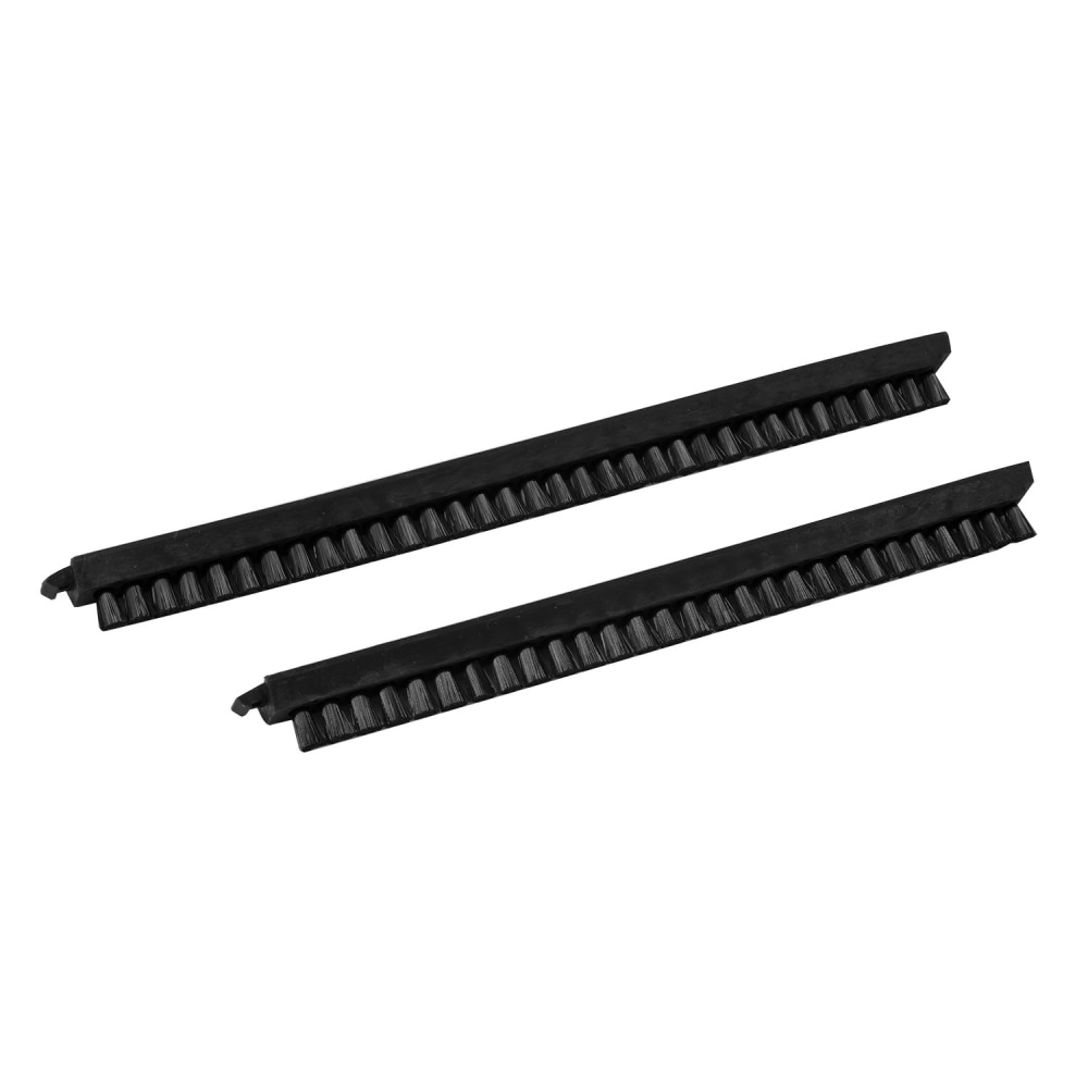Sanitaire 16in Bristle Strips, Compatible With 16in VGI Brush Roll 53273, 15/16in x 2-3/4in, Black, Set Of 2 Strips MPN:52264