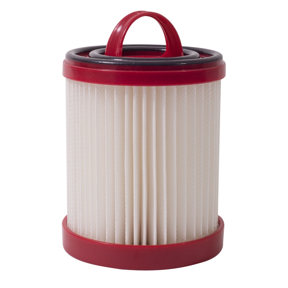 Sanitaire DCF-3 Dust Cup Filter, 6-13/16in x 4in, White/Red MPN:68903