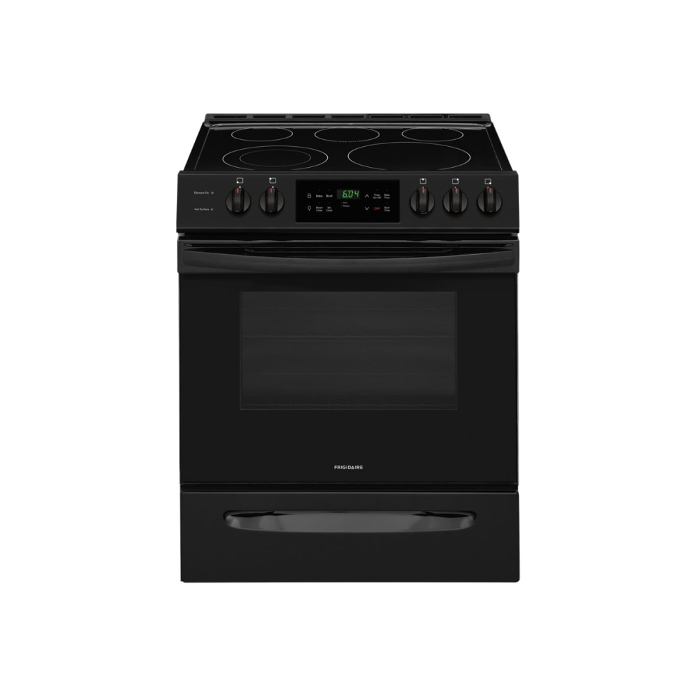 Frigidaire FFEH3054UB - Range - freestanding - niche - width: 30 in - depth: 24 in - height: 36 in - with self-cleaning - black MPN:FFEH3054UB
