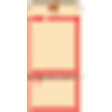 Tag, Cardstock, 5 3/4 in H x 2 7/8 in W, Tan MPN:Y625750