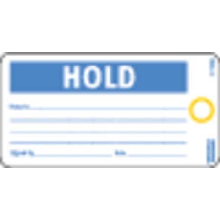 Tag, Hold, Cardstock, 5 3/4 in H x 3 in W, White, Rectangle, 25 PK MPN:Y602607