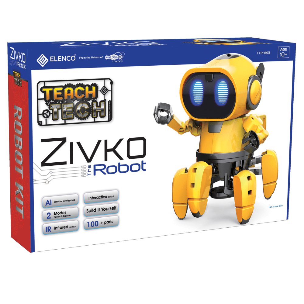 Elenco Electronics Teach Tech Zivko The Robot Kit MPN:EE-TTR893