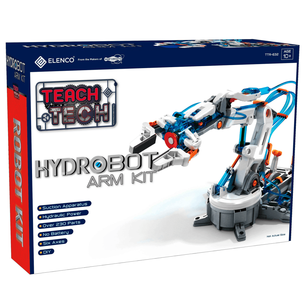 Elenco Electronics TEACH TECH HydroBot Arm Kit, Multicolor, Grade 6 To 12 MPN:EE-TTR632